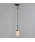 Deven 1-Light Mini Pendant Black