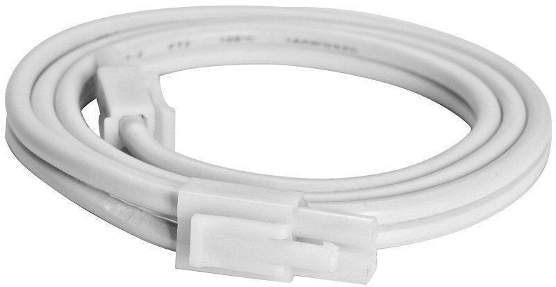 18"w CounterMax MX-L LED Under Cabinet Power Connector Cord White