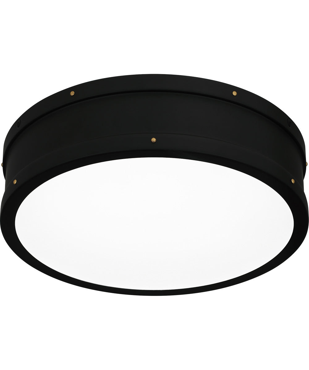 Quoizel Fixture Medium Flush Mount Matte Black