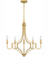 Mabel 5-light Chandelier Light Gold