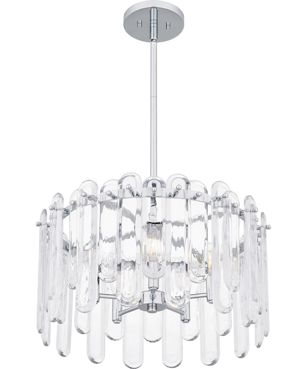 Stiles Large 5-light Pendant Polished Chrome