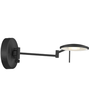 Dessau Turbo LED Wall Sconce Museum Black