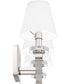 Kelsey Glen Large 3-light Bath Light Polished Nickel