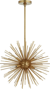 20"W ELECTRA 6-light Pendant Gold Leaf
