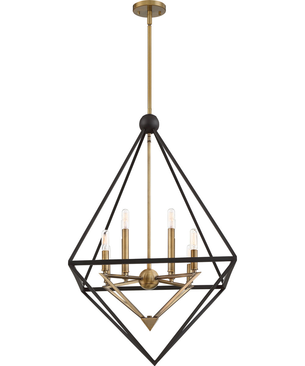 Louvre 8-light Pendant Western Bronze