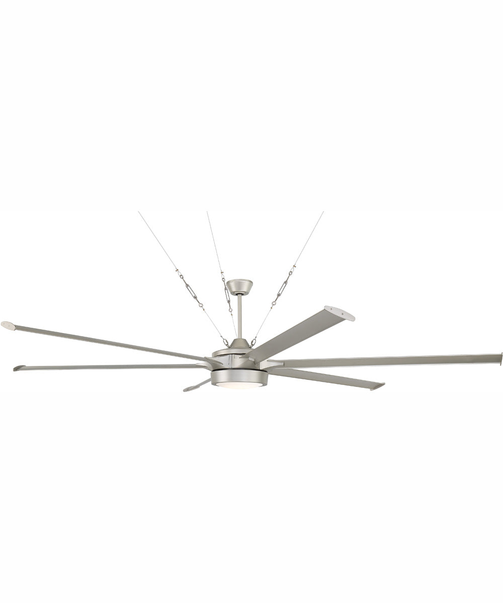 114" Prost 1-Light Indoor/Outdoor Ceiling Fan Painted Nickel