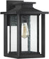 Wakefield Medium 1-light Outdoor Wall Light  Coastal Armour Earth Black