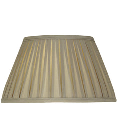 9x15x9 Croissant Box Pleat Silksheen Empire Softback Lampshade