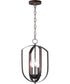 10"W Provident 3-Light Chandelier Oil Rubbed Bronze