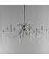 Divine 6-Light Chandelier Polished Nickel