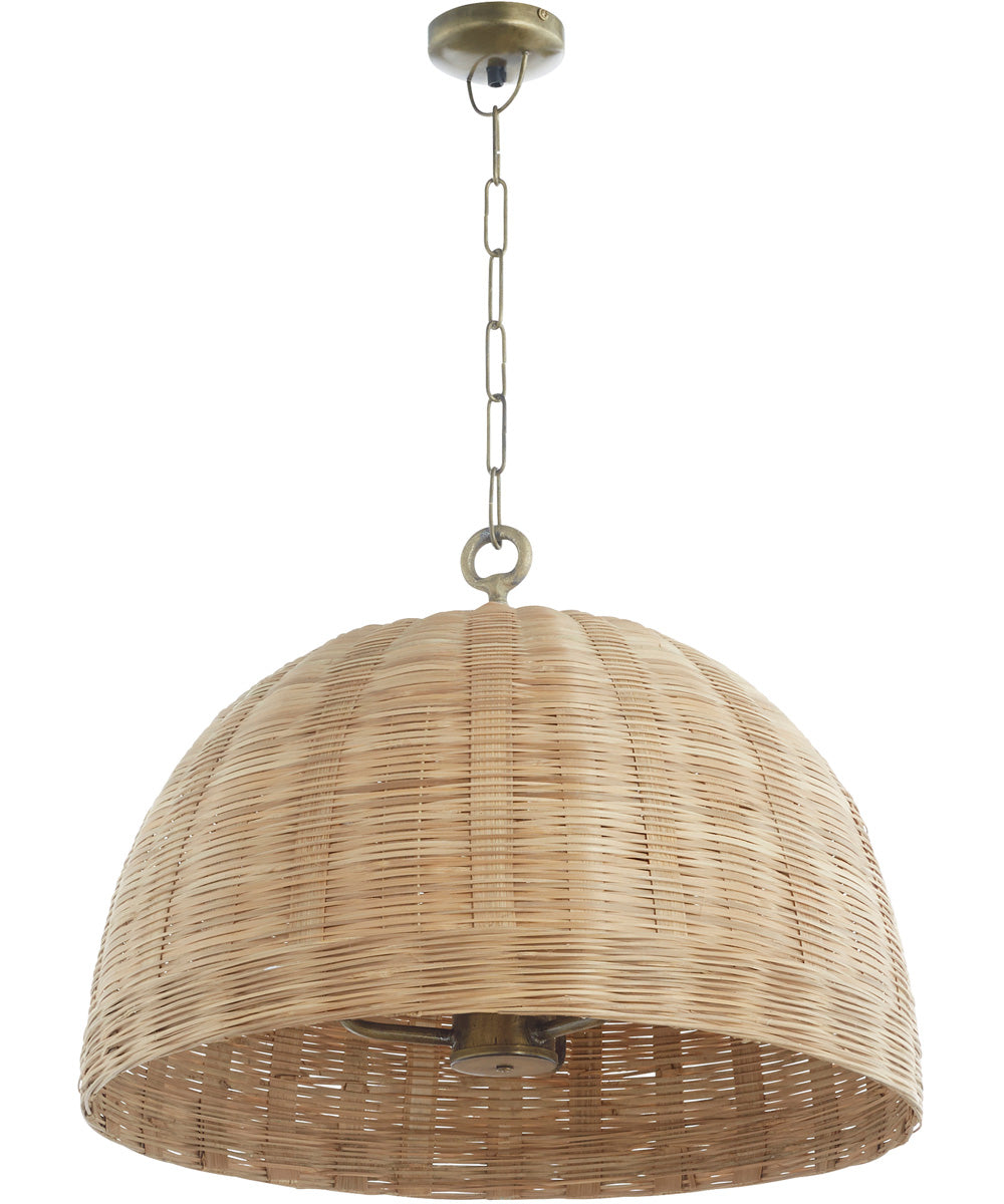 3-light Pendant Artisan Brass