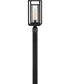 1-Light Medium Post Top or Pier Mount Lantern in Black