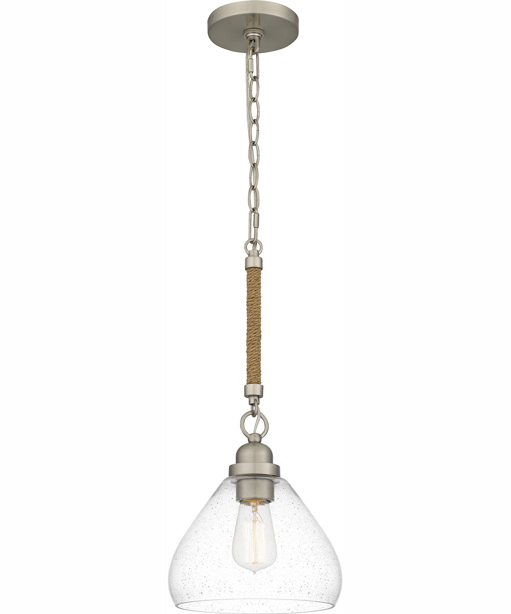 Quoizel Piccolo Pendant Small 1-light Mini Pendant Brushed Nickel