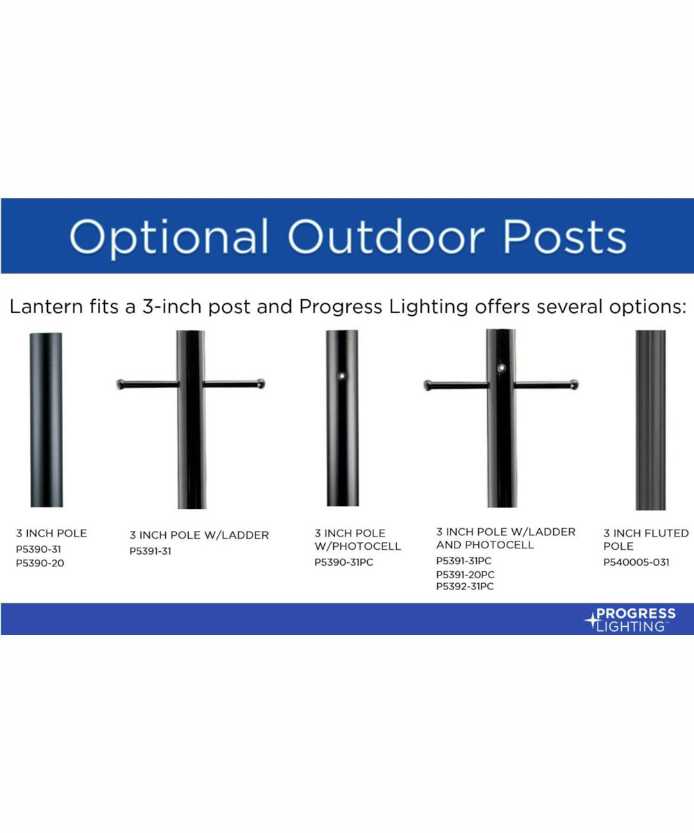 Ramsey Modern Farmhouse Post Outdoor Light Textured Black