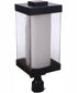 Hayner 1-Light Outdoor Post Mount Midnight