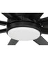 Rush 65" 1-Light Ceiling Fan (Blades Included) Flat Black