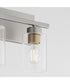 Carter 4-light Bath Vanity Light Satin Nickel