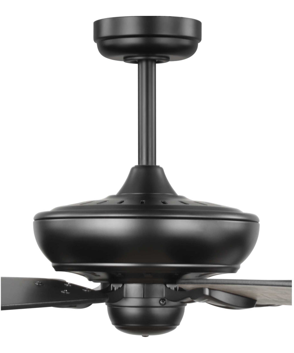 Kennedale 72-Inch 5-Blade DC Motor Transitional Ceiling Fan Rustic Charcoal/Matte Black Matte Black