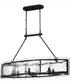 Fortress Medium 6-light Island Light Earth Black