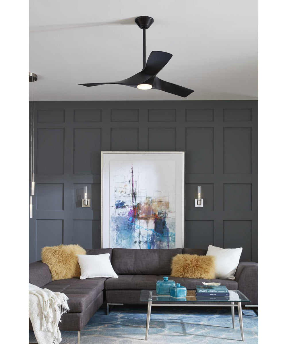 Clarion 1-Light Clear Glass Modern Style Bath Vanity Wall Light Polished Chrome