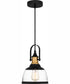 Quoizel Piccolo Pendant Small 1-light Mini Pendant Matte Black