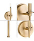 Elara 1-Light New Traditional Wall Light Vintage Brass