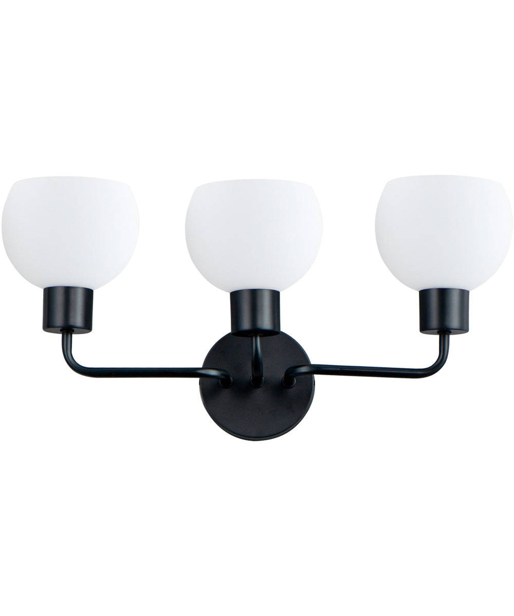 Coraline 3-Light Bath Vanity Black