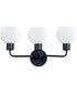 Coraline 3-Light Bath Vanity Black