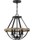 Bartlett 4-light Pendant Earth Black