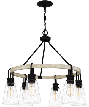 Kingsbridge 6-light Chandelier Earth Black