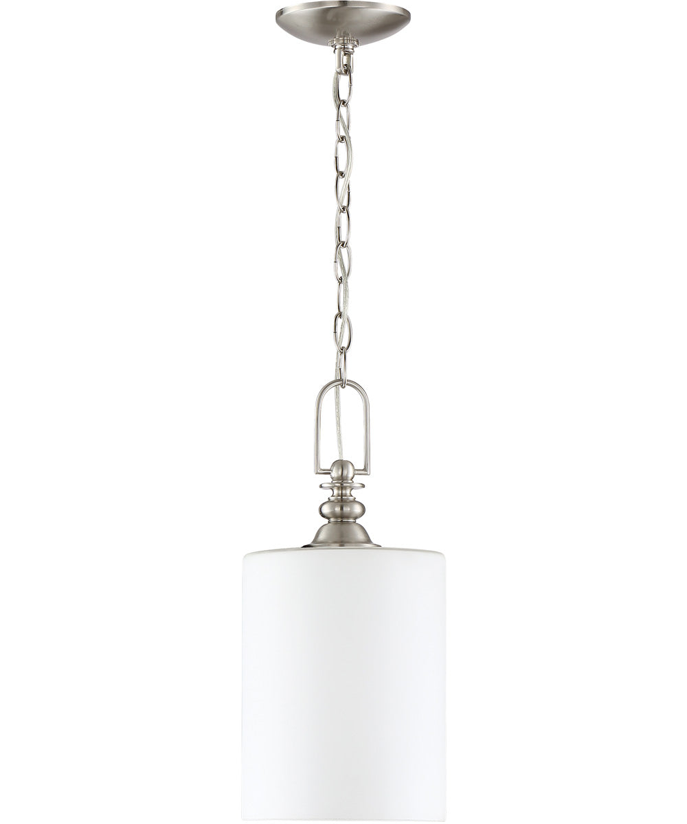Dardyn 1-Light Mini Pendant Brushed Polished Nickel