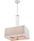 Callum 4-light Pendant Polished Nickel