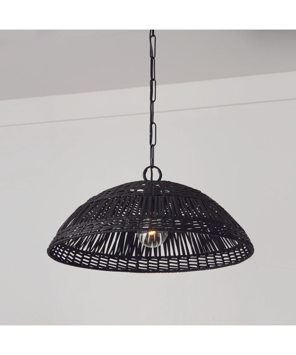 Naomi 1-Light Pendant Matte Black