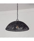 Naomi 1-Light Pendant Matte Black