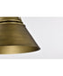 Adina 1-Light Pendant Natural Brass
