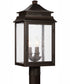 Sutter Creek 3-Light Outdoor Post-Lantern Oiled Bronze