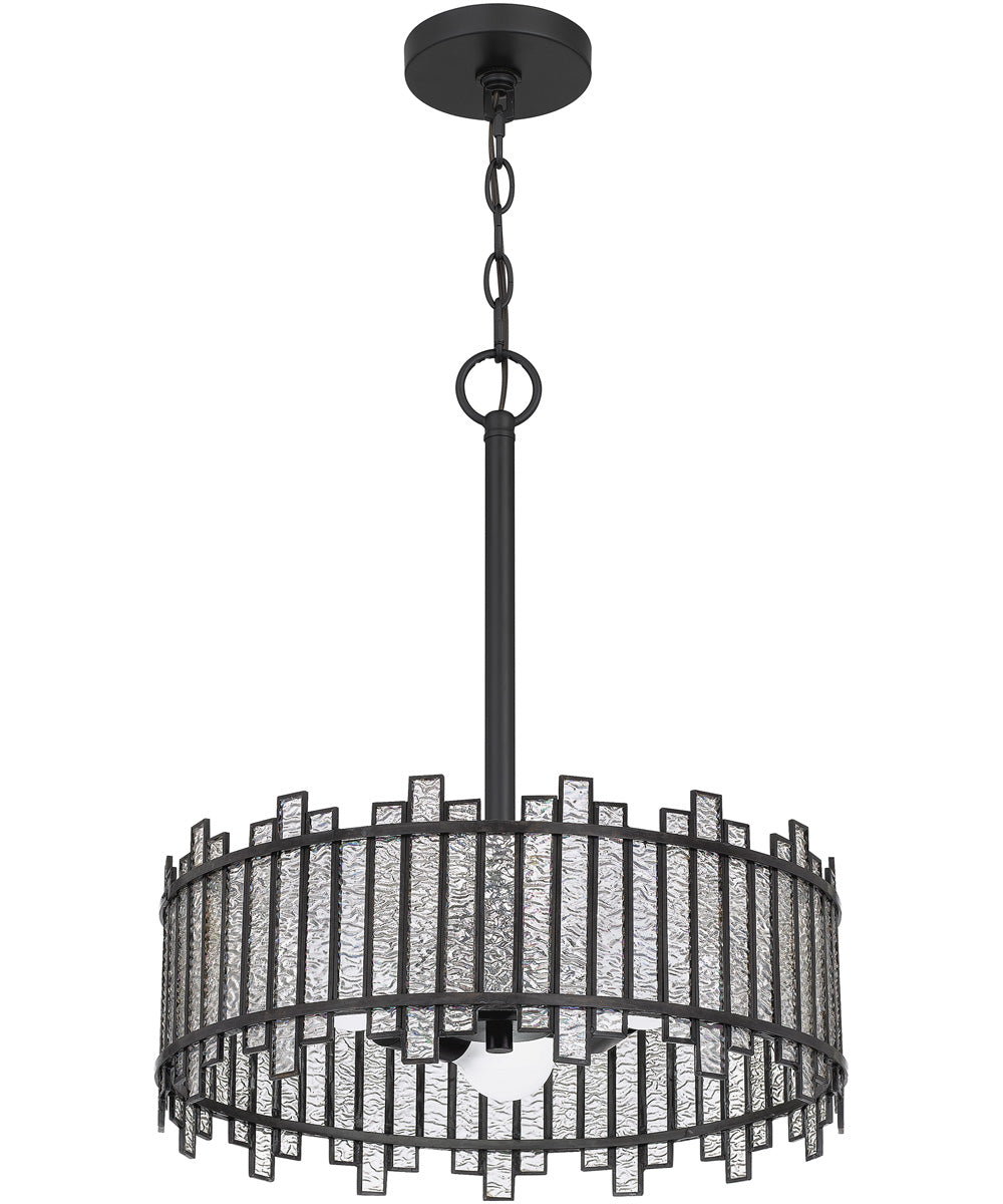 Hartman 3-light Pendant Matte Black