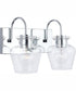 Danes 2-Light Vanity Chrome