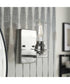 Debut 1-Light Farmhouse Bath Vanity Light Brushed Nickel