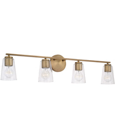 Portman 4-Light Vanity Aged Brass