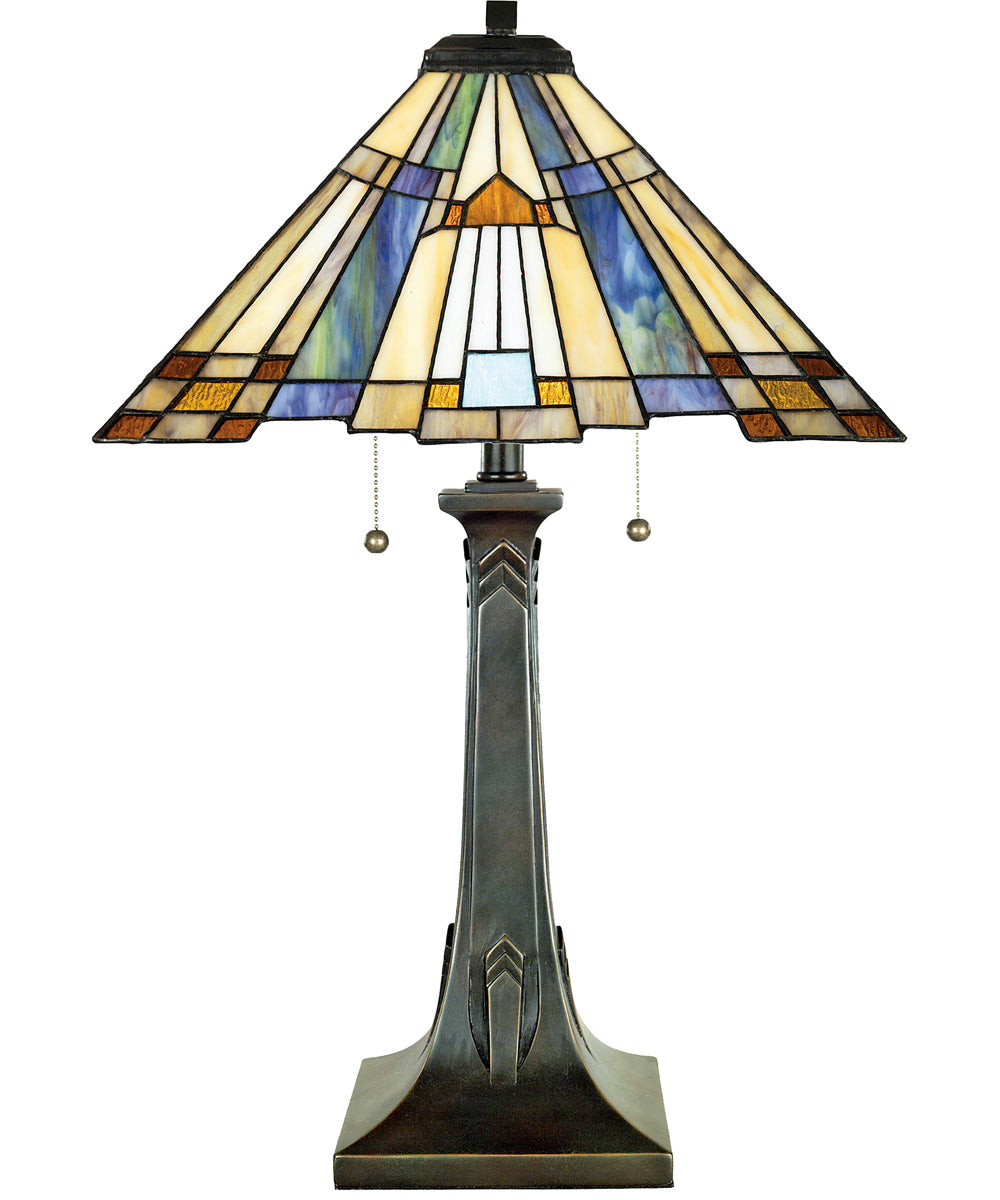 Inglenook Small 2-light Table Lamp Valiant Bronze