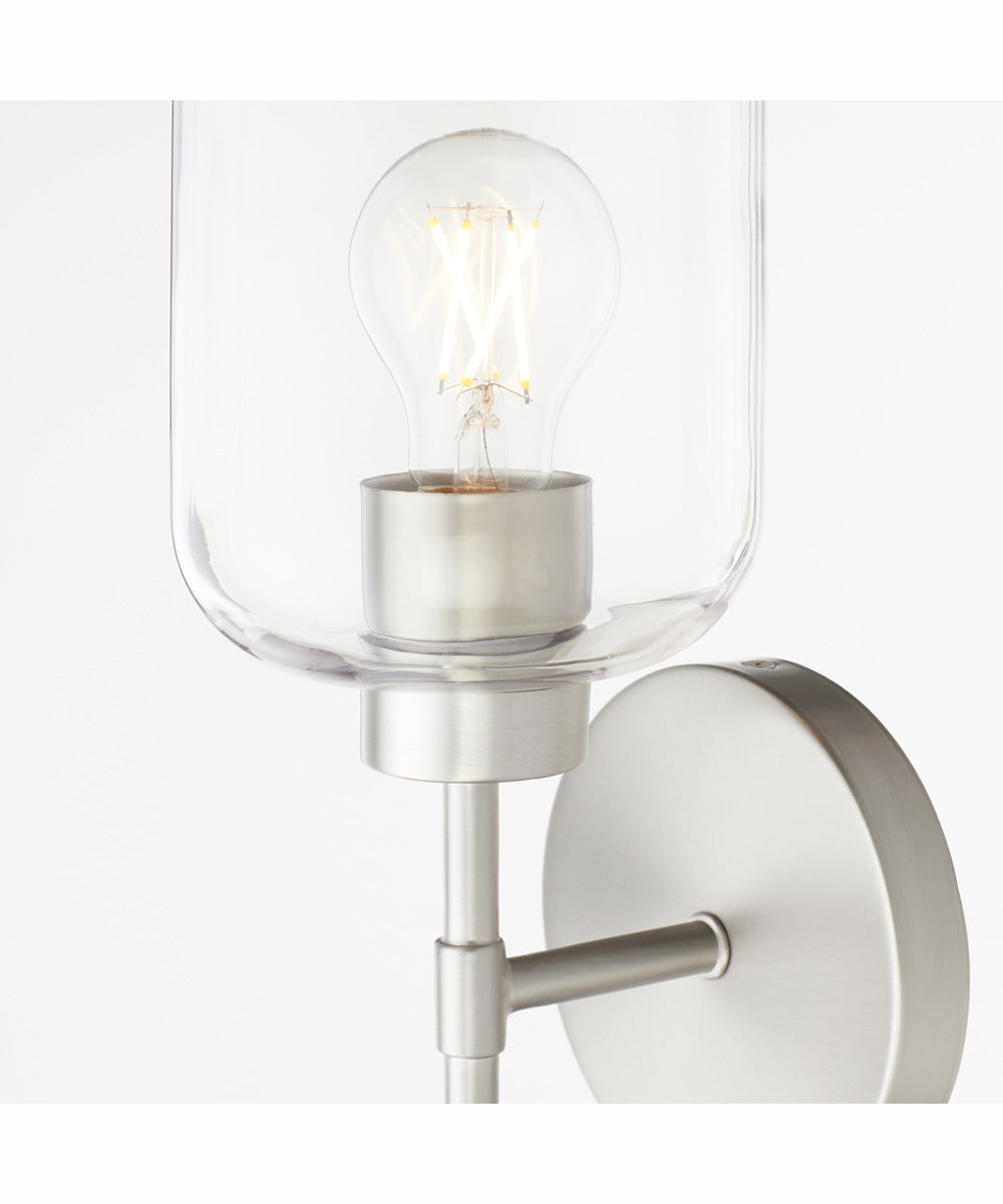 Tribute 1-light Wall Mount Light Fixture Satin Nickel