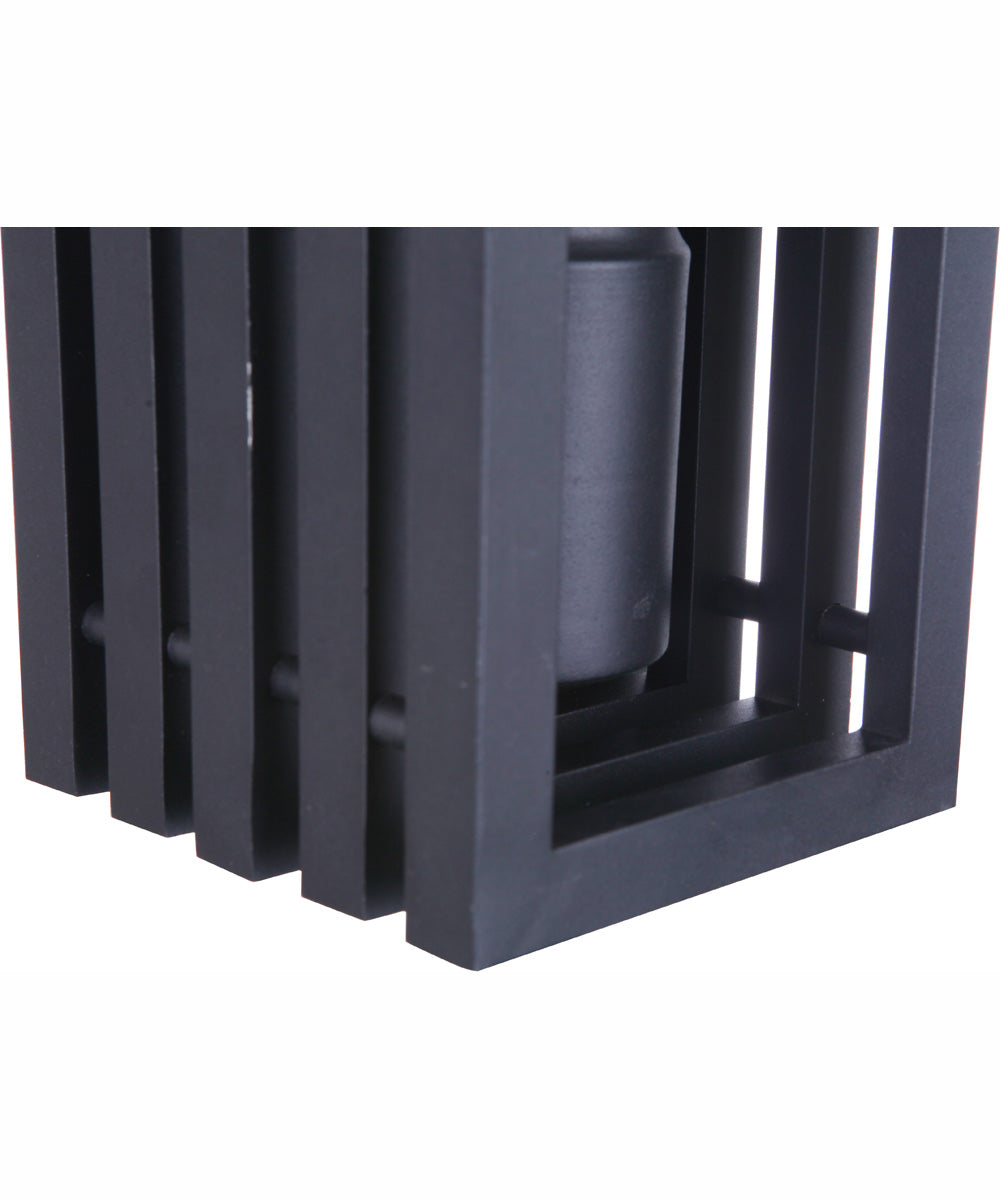 Carmel 1-Light Outdoor Wall Lantern Matte Black