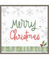 Framed Merry Christmas by Katie Doucette Canvas Wall Art Print (30  W x 30  H), Sylvie Greywash Frame