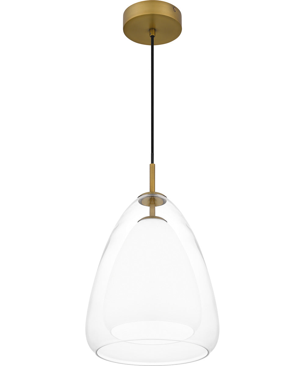 Aero 1-light Mini Pendant Aged Brass