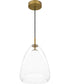 Aero 1-light Mini Pendant Aged Brass