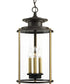 Squire 3-Light Hanging Lantern Antique Bronze