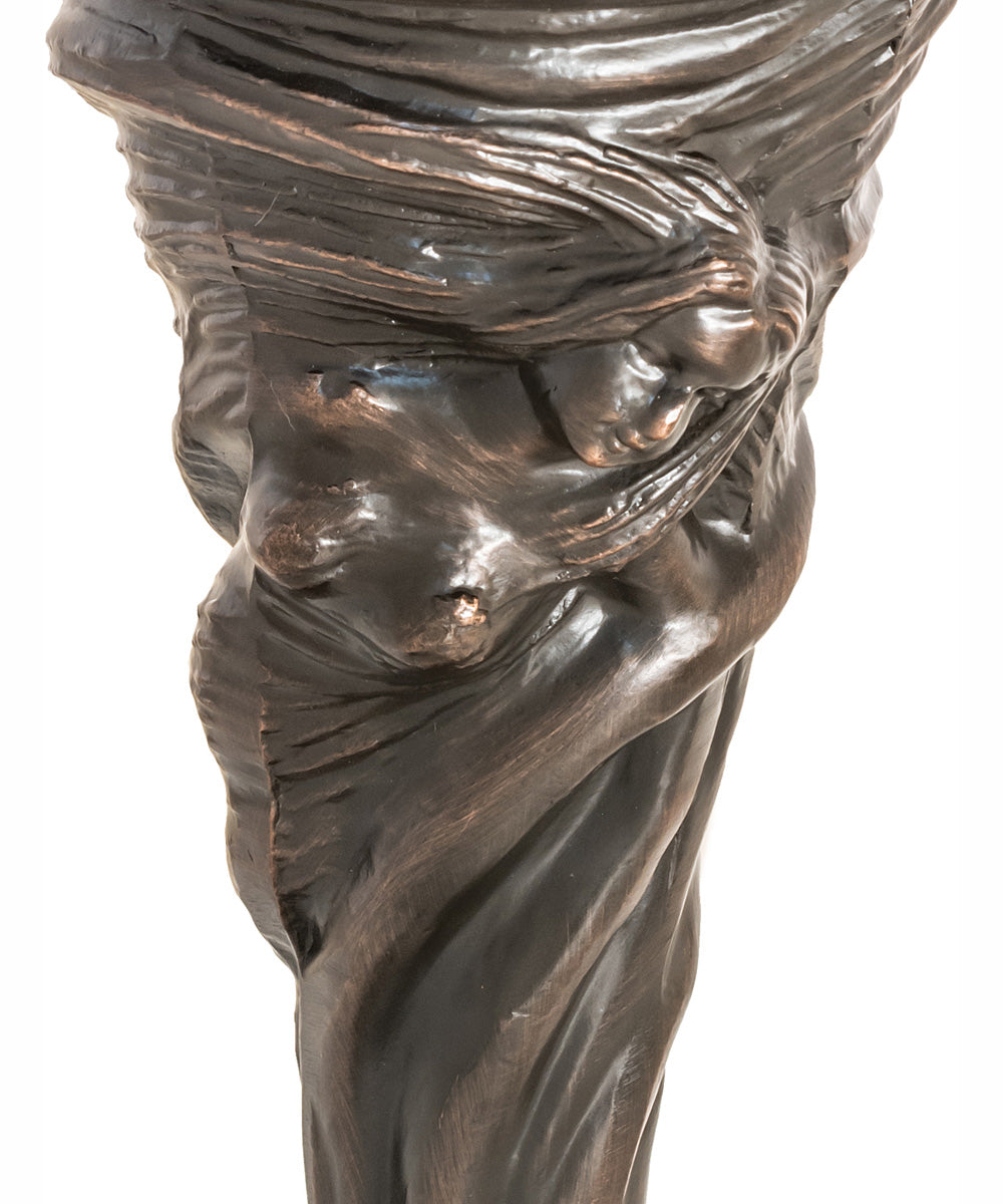 15" High Tiffany Poinsettia Mini Lamp