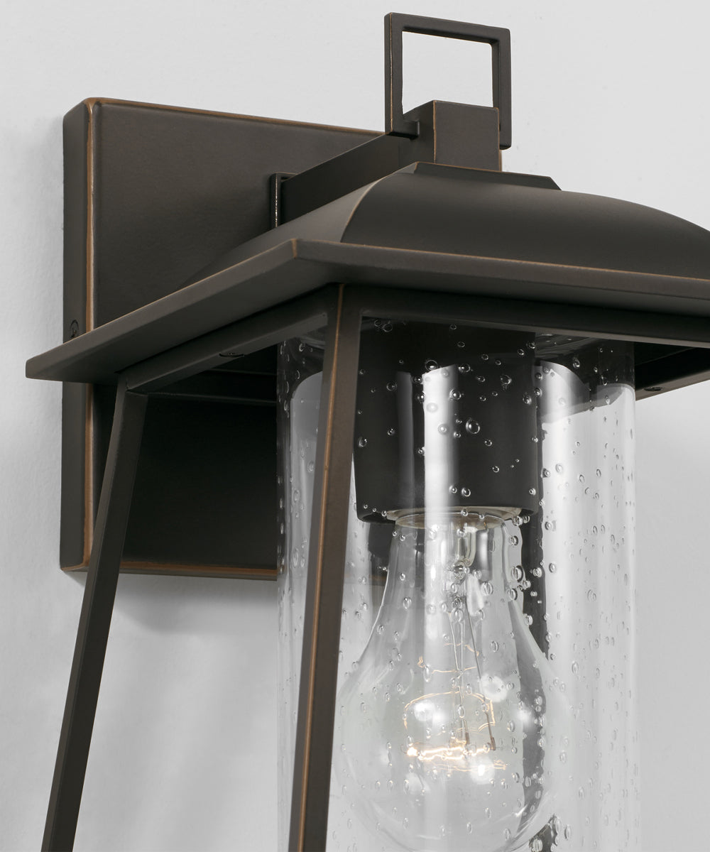 Durham 1-Light Outdoor Wall-Lantern Rain or Shine - Oiled Bronze