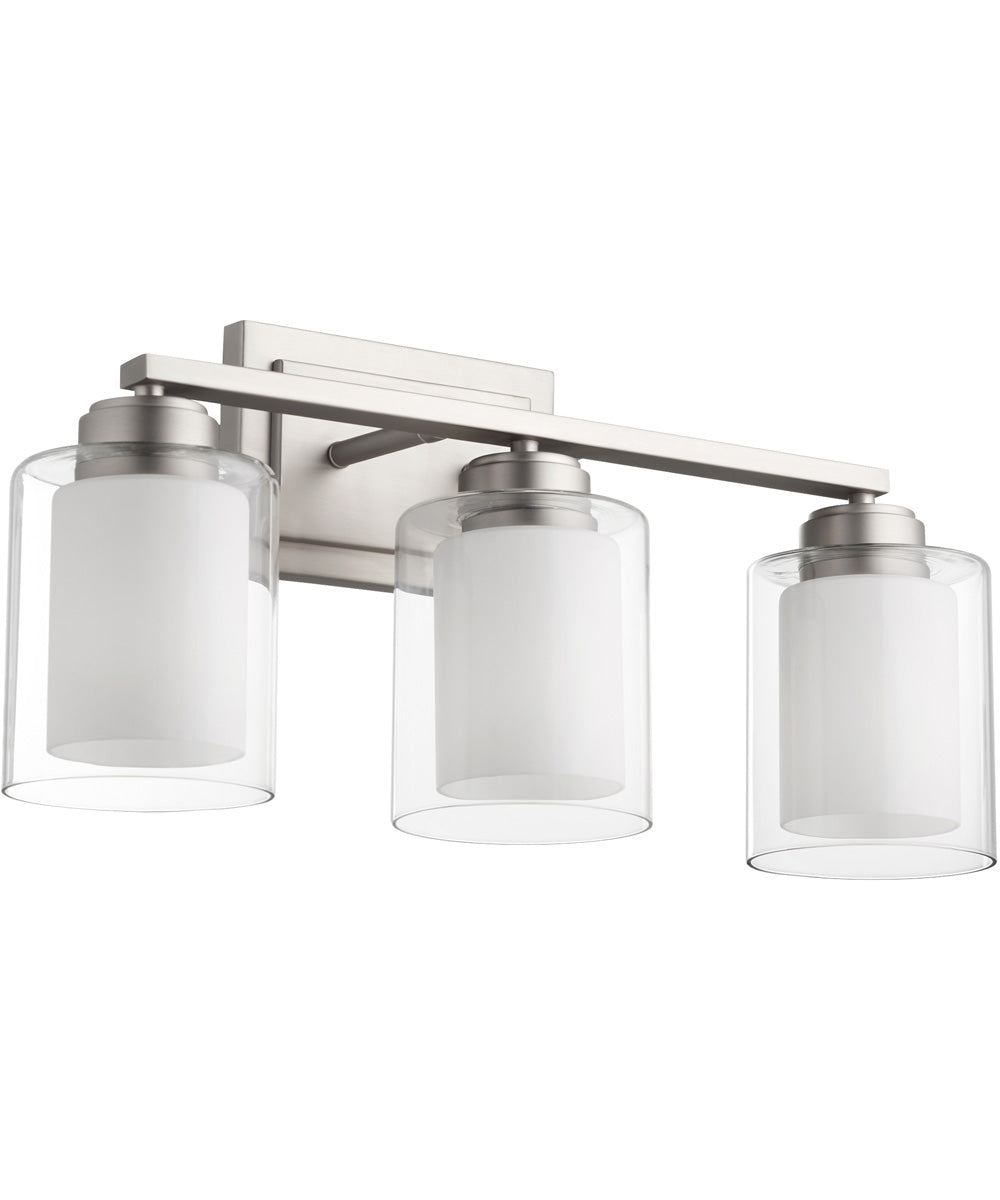 3-light Bath Vanity Light Satin Nickel